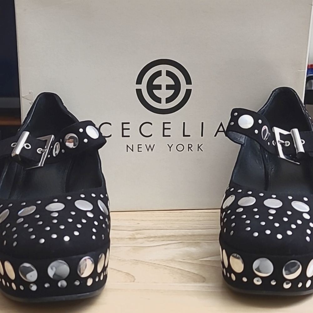 CECELIA MARY JANE WEDGE HEEL SHOES